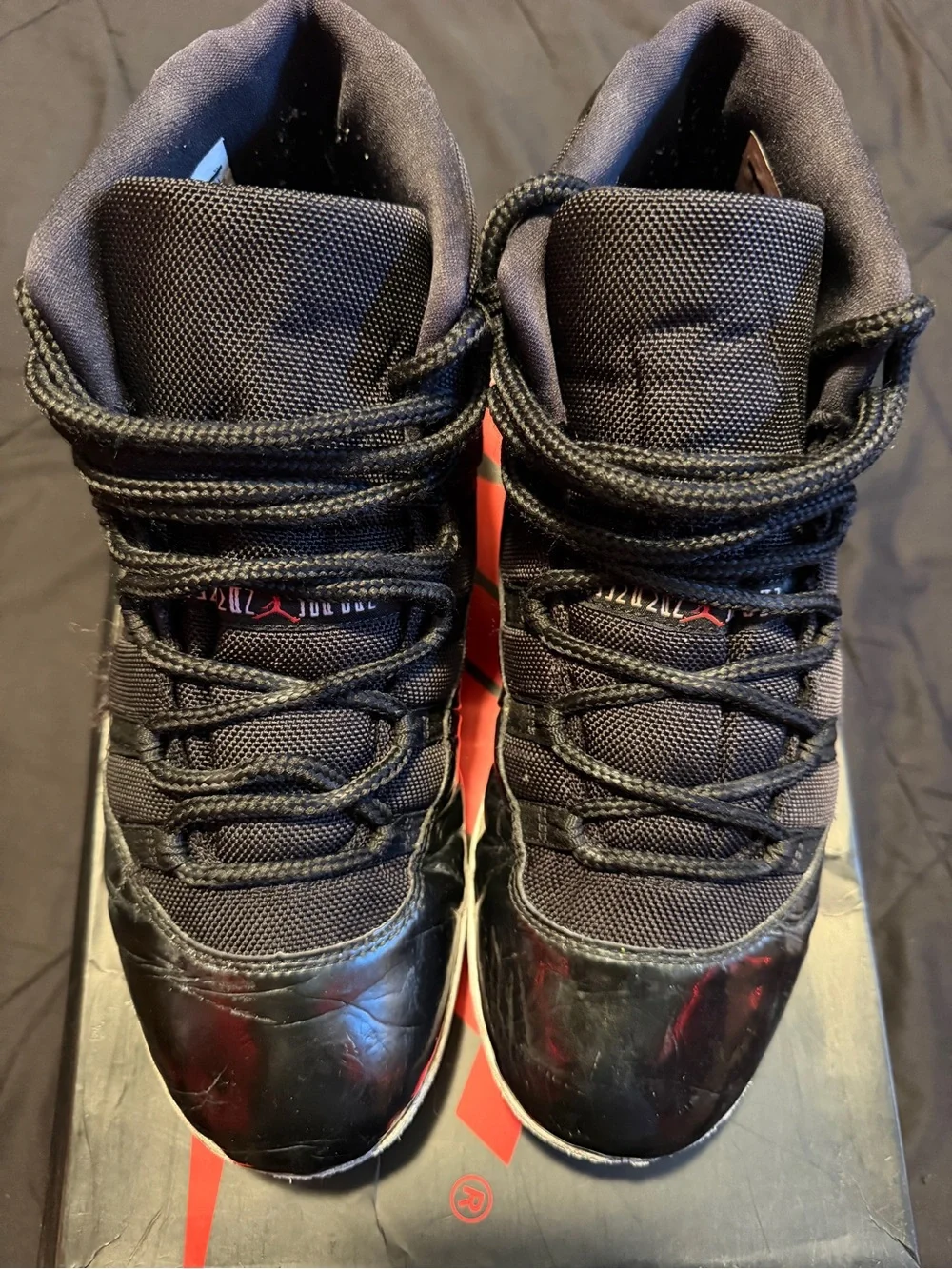 Men’s Jordan bred 11 football cleats